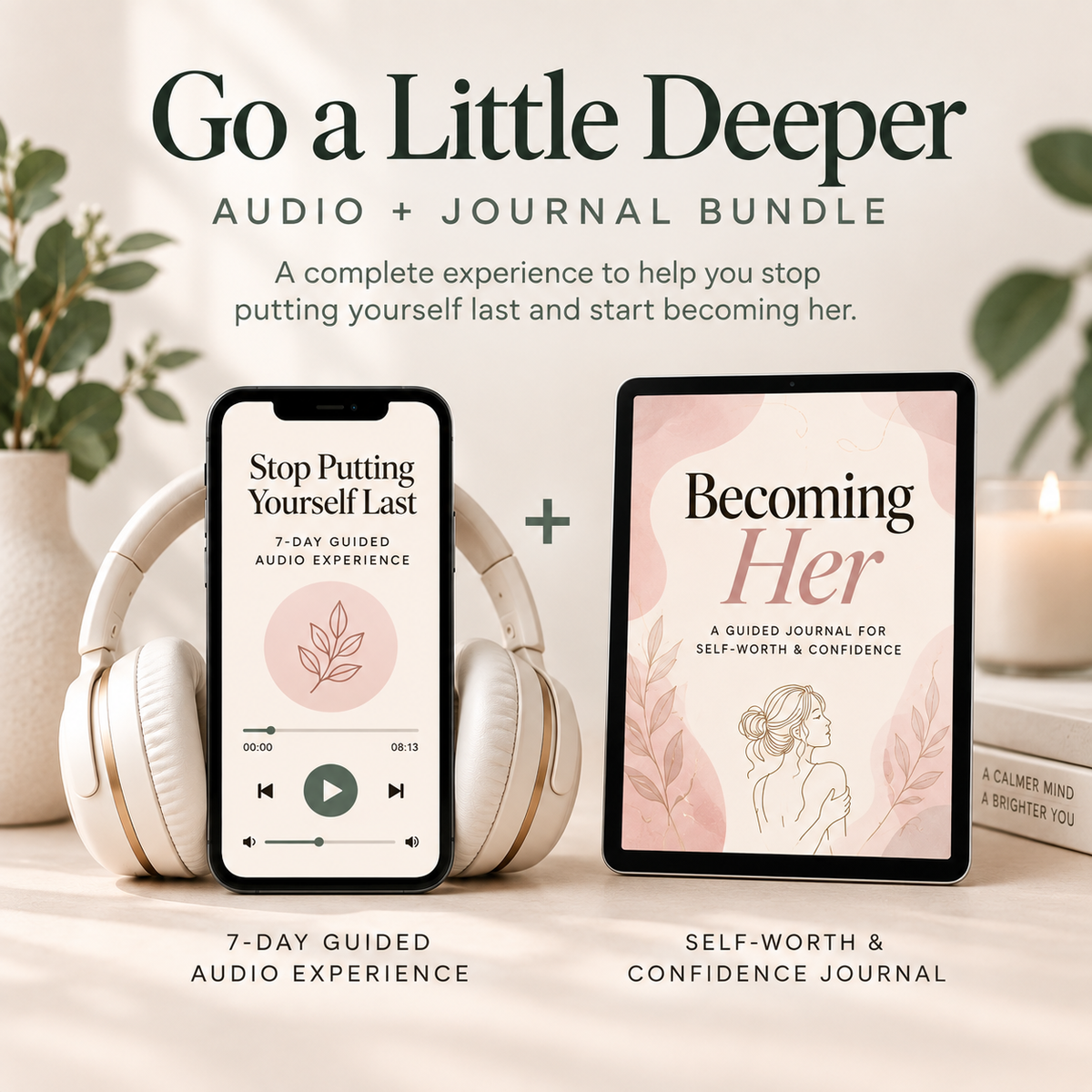 STOP PUTTING YOURSELF LAST™ + Becoming Her™ Bundle