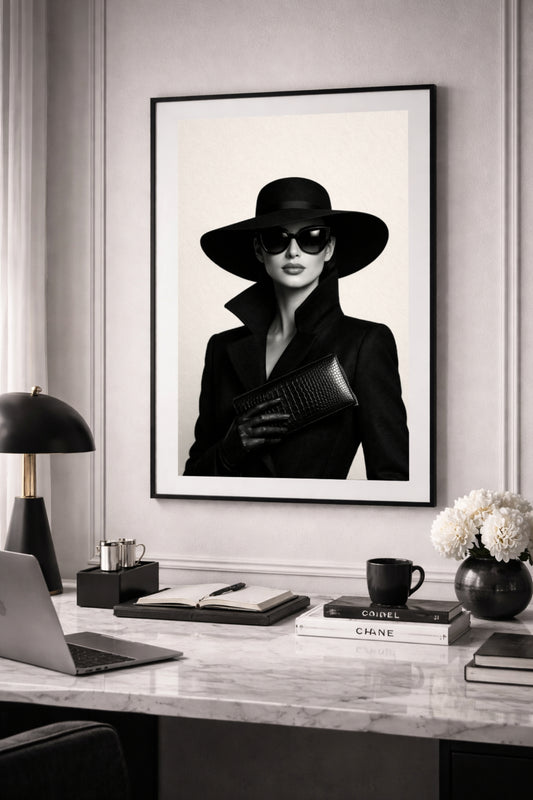 Midnight Statement — Modern Feminine Portrait